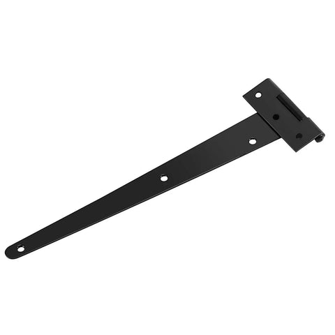 12 Piece T Strap Barn Door Hinges Black 10 Inch Heavy Duty Hinges for Barn Gates and Sheds Durable Hardware