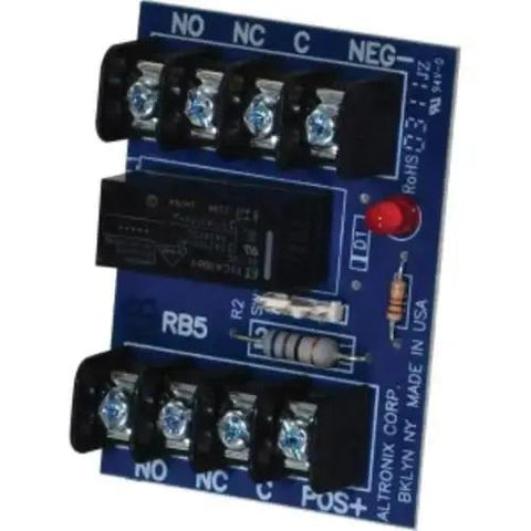 Relay Module 6 To 12VDC 120 mA DPDT Blue 1 Pack For Security Systems And DIY Projects Two Form C Relay Board RB5