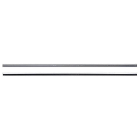 ReliaBot chrome-plated linear motion rod shafts, 2 pcs, 8mm x 600mm, case-hardened, metric H8 tolerance