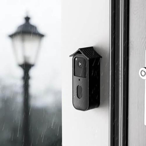 No Drill Doorbell Mount For Blink Video Doorbell 2Nd Gen Renter Friendly Tool Free Easy Installation Doorbell Not Included Black Security Mount