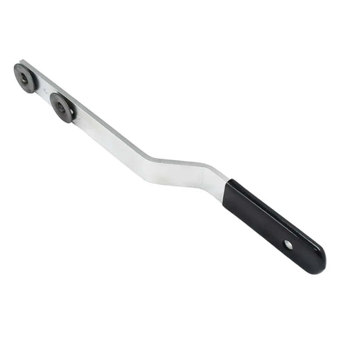 Side view of 89565 Duct Stretcher Tool With Offset Body For Sheet Metal Work 16 Metal Sheet Tool Pro Grade Ducting Gear