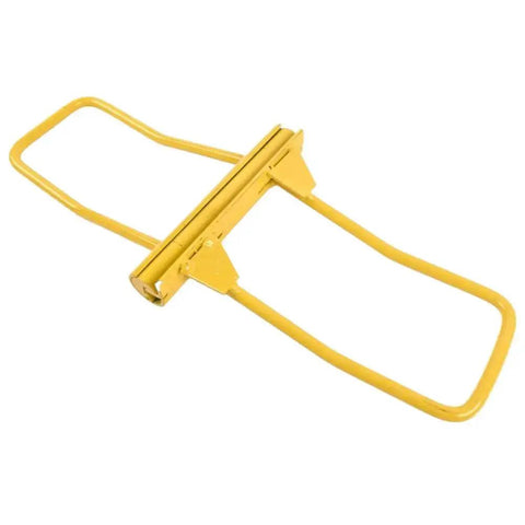 90 Degree Metal Sheet Press Brake Hand Powered Heavy Duty Seamer Yellow Powder Coated Bending Tool