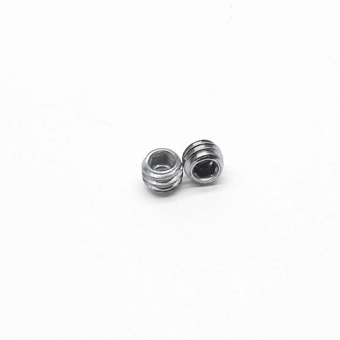 50Pcs M5 X 4mm Cup Point Socket Set Screws Hex Allen Head Stainless Steel Grub Screws 304 Heavy Duty Corrosion Resistant