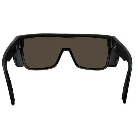 Go-To Safety Sunglasses With Polarized Mirror Lenses ANSI Z87 Plus Certified UV 400 Protection Black Frame front view