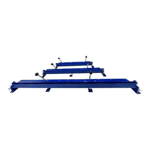 Front view of 36 Inch Sheet Metal Brake Bender Tool For 20 Gauge Steel And 14 Gauge Aluminum Pro Grade Heavy Duty HVAC Roofing Tool