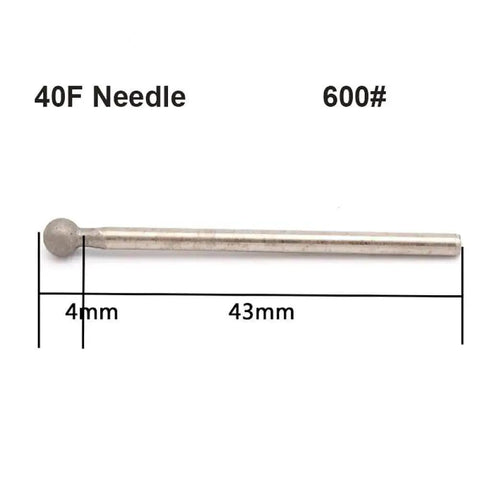 4mm 600 grit needle from 5Pcs Round Spherical Diamond Grinding Heads Set 1 To 4mm 600 And 1200 Grit For Stone Metal Polishing And Detail Work Pro Grade Ideal For Jade Amber Carving Trimming Surfaces Engraving Pens And Rotary Tools