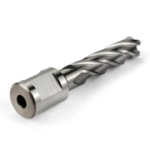1/2 Inch HSS Annular Cutter for Magnetic Drill Press with 2 Inch Cutting Depth, 3/4 Inch Weldon Shank, 2 Flats, and Pilot Pin
