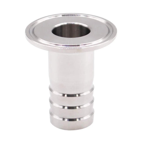 Beduan stainless steel 1.5-inch tri-clamp to 1-inch barb sanitary homebrew adapter