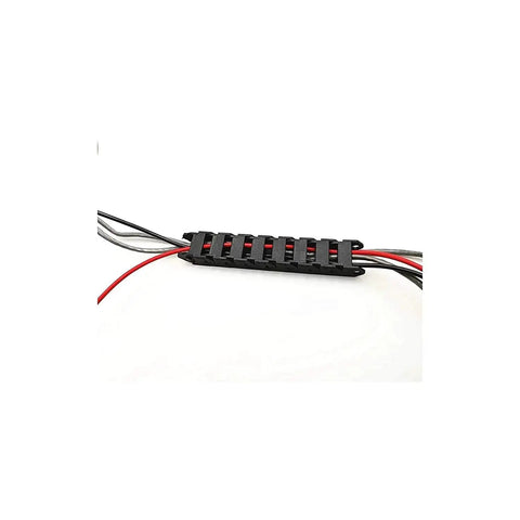 39.3 Inch Drag Chain Cable Carrier For CNC Router Mill And 3D Printer R18 Radius 10x20mm Inner Size Black Plastic