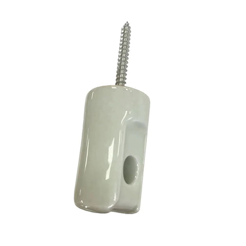 25 Pack Heavy Duty Ceramic Lag Screw Fence Insulators For Wood Posts Porcelain with 11.6 mm wide hole focus product image
