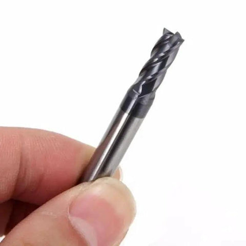 Solid Carbide End Mill 4 Flute AlTiN Coated Milling Cutter For High Performance Multi Material Cutting In Steel Stainless Steel Copper