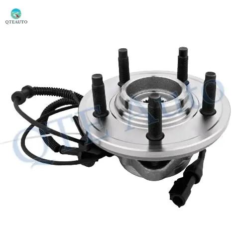 Front Wheel Hub Bearing Assembly Replacement For 2006 To 2010 Ford Explorer, 2007 To 2010 Explorer Sport Trac, And 2006 To 2010 Mercury Mountaineer, Hub Bearing Kit Includes Two Bearings, Built To Fit Perfectly with wiring harness and multiple bolt studs