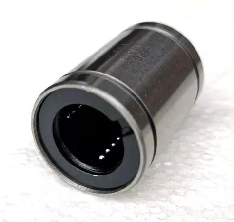 Front view of One Half Inch Ball Linear Bushing Bearing With Seals And Resin Retainer For Pro Grade Precision Linear Motion, 7/8" OD