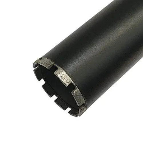 Beefy Three And A Half Inch Wet Core Bit For Hard Concrete And Reinforced Masonry, 10mm Diamond Segment Height, 14 Inch Drilling Depth