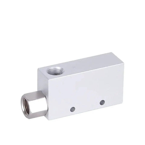 Pneumatic Vacuum Generator CV 25HS 10mm with Negative Venturi Ejector and Flowmeter for industrial automation, side view.