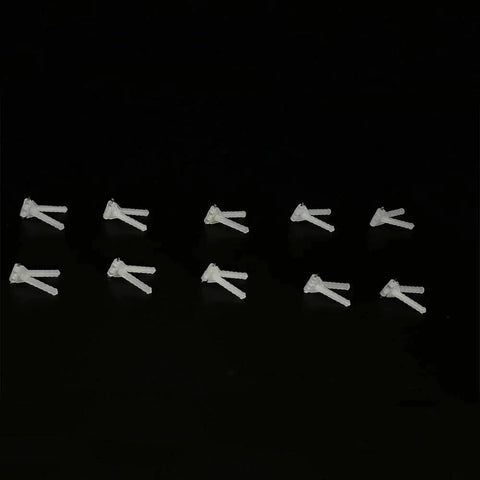 10 Pieces RC Airplane Plastic Needle Hinge Pins for RC planes and helicopters, DIY model aircraft wing fixing parts, foam board replacement