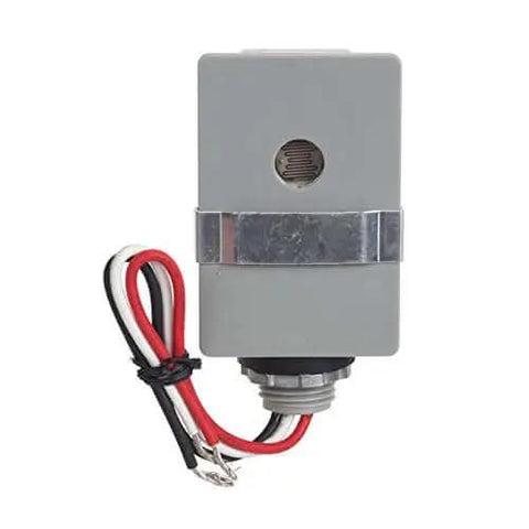 Outdoor 120V Stem Mount Photocontrol With Light Adjustment Bar for Dusk To Dawn Lighting, Quick Setup And No Fuss, close-up