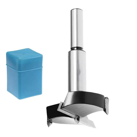 Pro Grade 60mm Forstner Drill Bit Tungsten Carbide Woodworking Hole Cutter with 45 Steel Handle and protective box