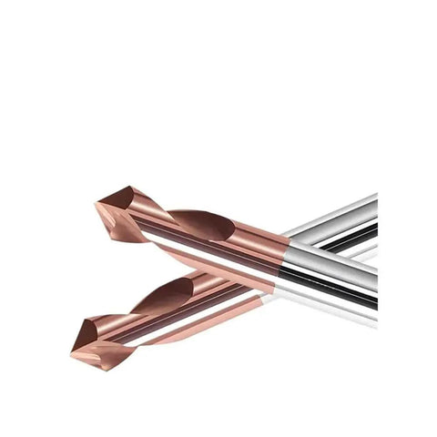 Carbide Spot Drill Bit Set For Metal Chamfering And Drilling Guide Tool With Centering Angles At 60 90 120 Degrees Tungsten Steel