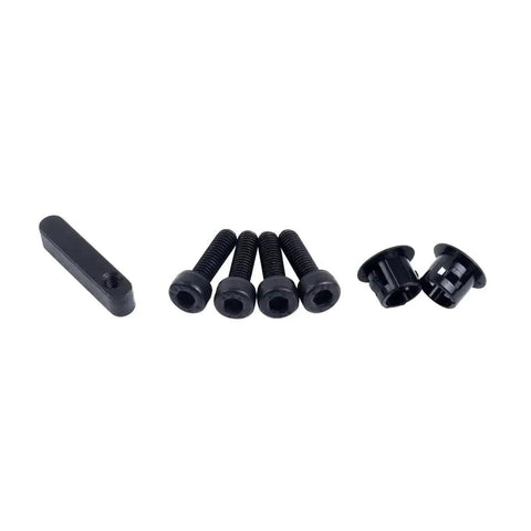 MGL Series Planetary Gearbox for Nema 23 Motors with 50 to 1 Gear Ratio, screws and components kit, black metal, StepperOnline
