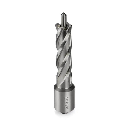 Annular Cutter Kit For Magnetic Drill Press With Weldon Shank 3/4 Inch 9/16 Inch Cutting Diameter 2 Inch Cutting Depth HSS Slugger Bits
