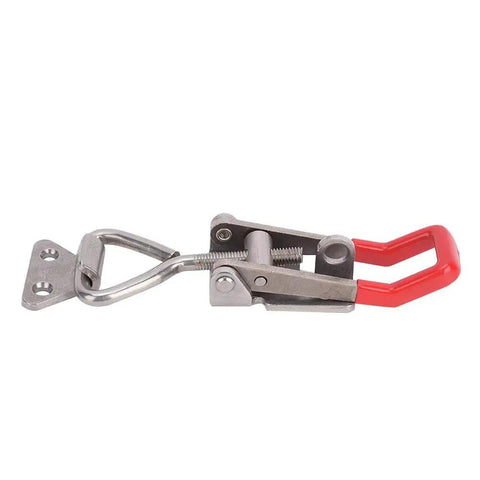 Heavy Duty 304 Stainless Steel Toggle Clamp With 250Kg Clamping Force And Adjustable Lever Handle For Welding Jig Fixtures Built For Real World Use And Precise Pressure Control, side view