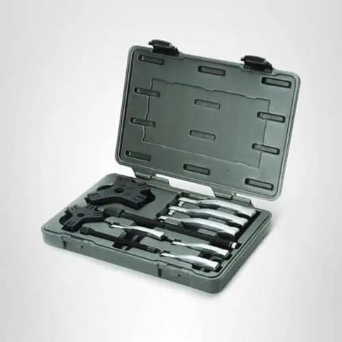 Heavy Duty Ratcheting Puller Set For Automotive Internal And External Pulls 2 And 5 Ton Converts To Two Or Three Leg Pullers