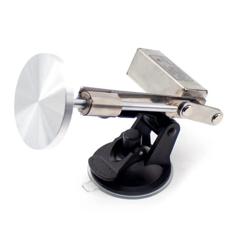 Beefy Mini Telescopic Linear Actuator With 60mm Aluminum Plate And 39mm Stroke 12V Motor, side view showing stainless steel mechanism