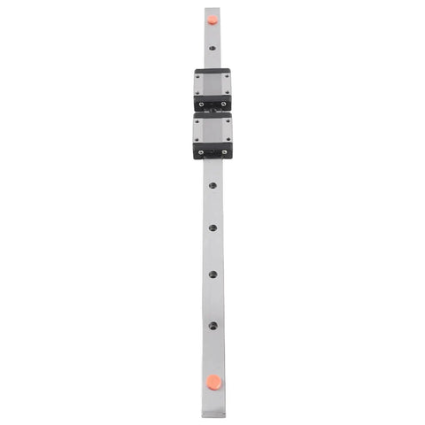400mm Steel Miniature Linear Sliding Rail Guide With Two Blocks For Precise Linear Motion