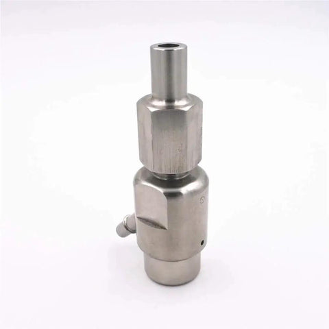 Front view of Waterjet Cutting Head And Mixing Chamber Spare Parts Set For Waterjet Machines, Durable Body Replacement.