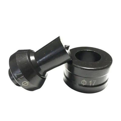 Close-up of a Hydraulic Round Hole Punch Die Set for CH-70 CH-60 Machines, suitable for steel, copper, aluminum sheets, 10mm diameter.