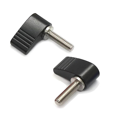 Red M8x20mm Thumb Screws With Handle Single Wing Rotating Knob Adjustable Stainless Steel 2 Pack Easy Tighten Grip