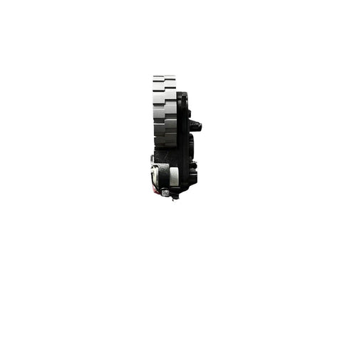 Side view of left and right replacement wheels for Ecovacs Deebot X1 Omni T10 X1 Plus T20 L and R robot vacuum cleaner parts and accessories.