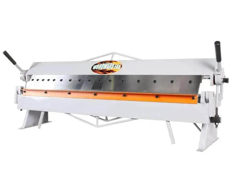 Box And Pan Bending Brake Tool For Sheet Metal Pro Grade Heavy Duty Metal Fabrication Brake with Silver Finish