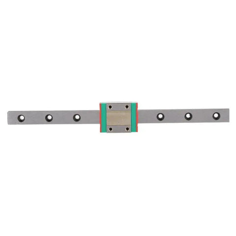 12mm Linear Rail Kit With Slide Block For Precision Motion Heavy Duty Build Bearing Steel Track 200mm Length Four Point Load Design Built In Lubrication System Smooth Glide For CNC Machines And Automation front view