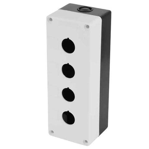 Heavy Duty Rugged Weatherproof Switch Box for 22 mm Push Buttons Industrial ABS Control Enclosure With Sealing Rubber Strip