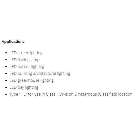 Applications for Beefy 320W 24V DC LED Driver Power Supply With Dual Mode CV And CC Output, Waterproof IP67, include street and harbor lighting.
