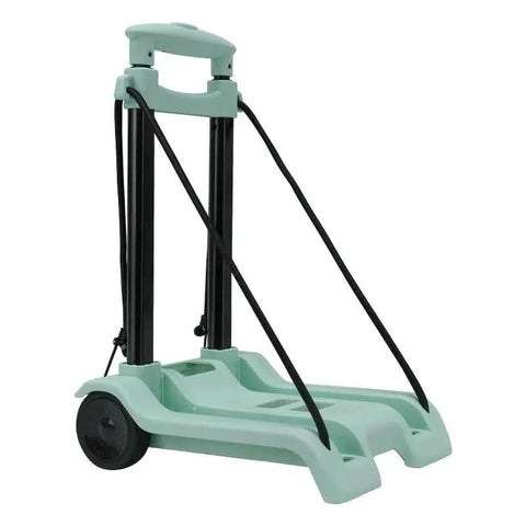 100 Lbs Capacity Foldable Cart With Wheels Lightweight Folding Utility Cart Portable Dolly showing compact design and wheels