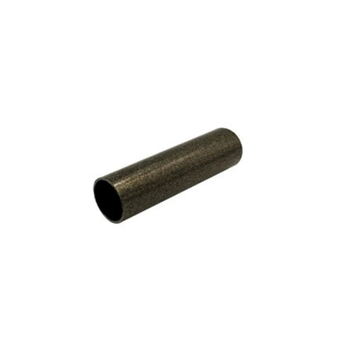 Thermal insulation sleeve, dark metallic cylindrical tube for hot air welder attachment