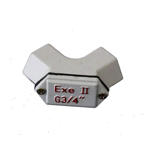 Explosion Proof Aluminum Wiring Threading Box For Threaded Conduit And Cable Pass Through Rugged Electrical Junction Box White Finish