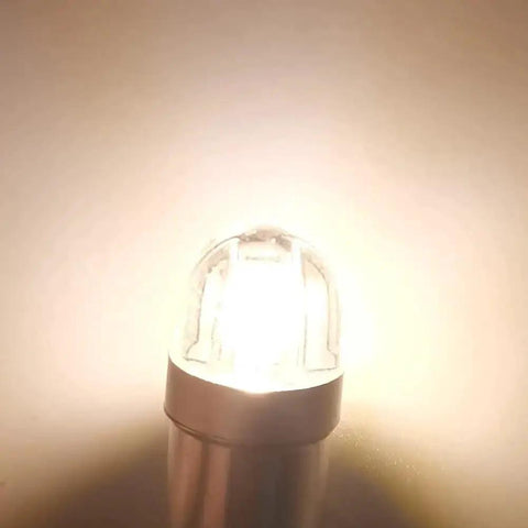 4 Pack 6V Warm White BA9S LED Bulbs, Ideal For Pinball Machines And Classic Car Interior Lights, 200 Lumens