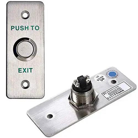 Push to exit button from 130Lb Magnetic Door Lock With Remote Control Kit For Drawer Cabinet Cupboard Locker Wardrobe
