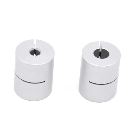 Befenybay shaft coupler, aluminum alloy, 25mm length, 20mm diameter, 5–8mm bore, pack of 2