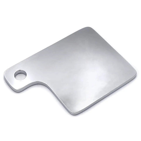 Universal Motorcycle Inspection Tag Plate Chrome Renewal Sticker For License Plates, High Quality Billet Aluminum Construction