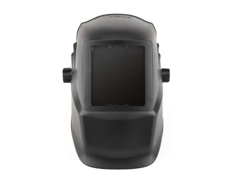 Front view of the K2800-1 4.5 By 5.25 Inch Auto Darkening Weld Helmet With Grade Ten Lens ANSI Certified Rugged Clamshell Design.