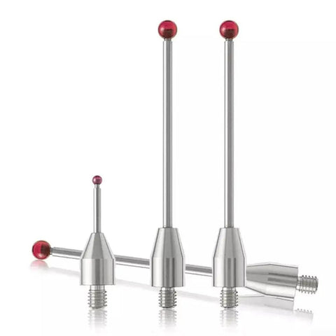 CMM Test Touch Probe Stylus With Threaded Shank For CNC Measurement Machines Lightweight Carbide Rod Delivers Stable Readings Across Temperature Change Anti Collision Protection Pro Grade Inspection Tool A5003 Series