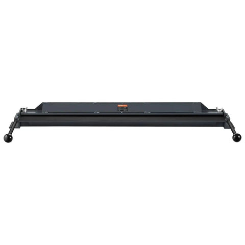 Front view of Box And Pan Brake 36 Inch Portable Sheet Metal Bender for 0 to 130 Degree Bends, supports 20 gauge steel and 14 gauge aluminum.