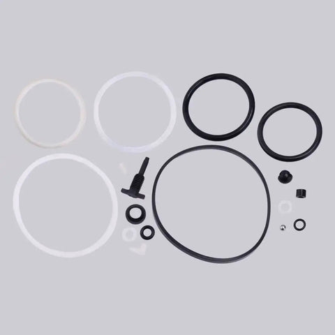 Vertical 20 Ton Jack Repair Kit With Oil Seal Ring And Dustproof Plug including rubber and plastic rings and plugs.