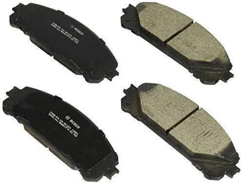 Bosch BC1324 QuietCast ceramic disc brake pad set, front, four pads.