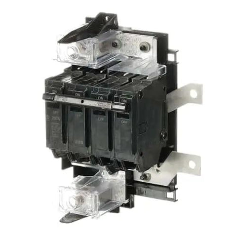 200A Main Breaker Conversion Kit THQMV200EP - Double-Pole Replacement, top/bottom feed, 1000V DC solar ready, front view